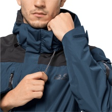 Jack Wolfskin Kurtka turystyczna Activate Tour (kurtka przeciwdeszczowa, wodoodporna, wiatroszczelna, bez PFC) ciemnoniebieska męska